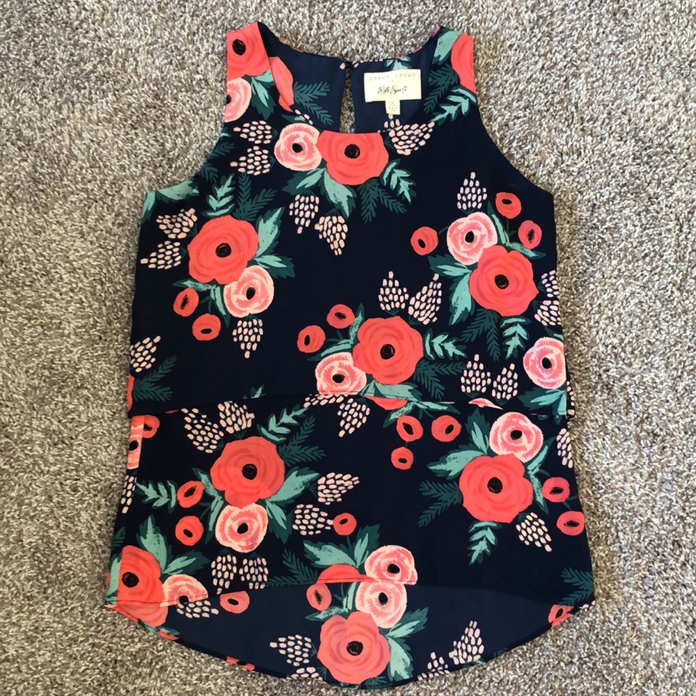 Paper Crown + Rifle Paper Co. Tank Top